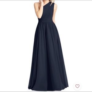 Azazie Molly Bridesmaid dress dark navy A8